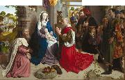 Hugo van der Goes Adoration of the Magi (mk08) oil on canvas